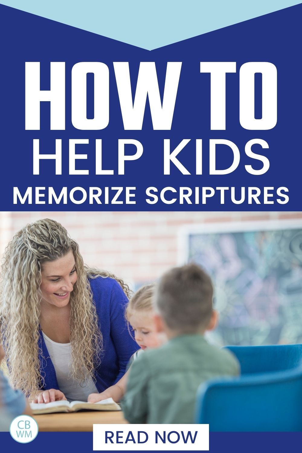how to help kids memorize scriptures pinnable image