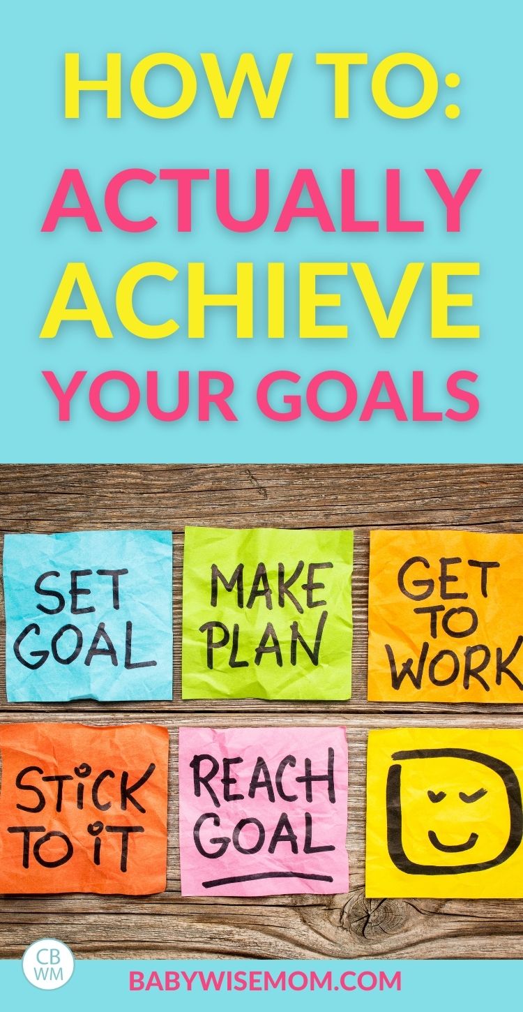 how to achieve your goals