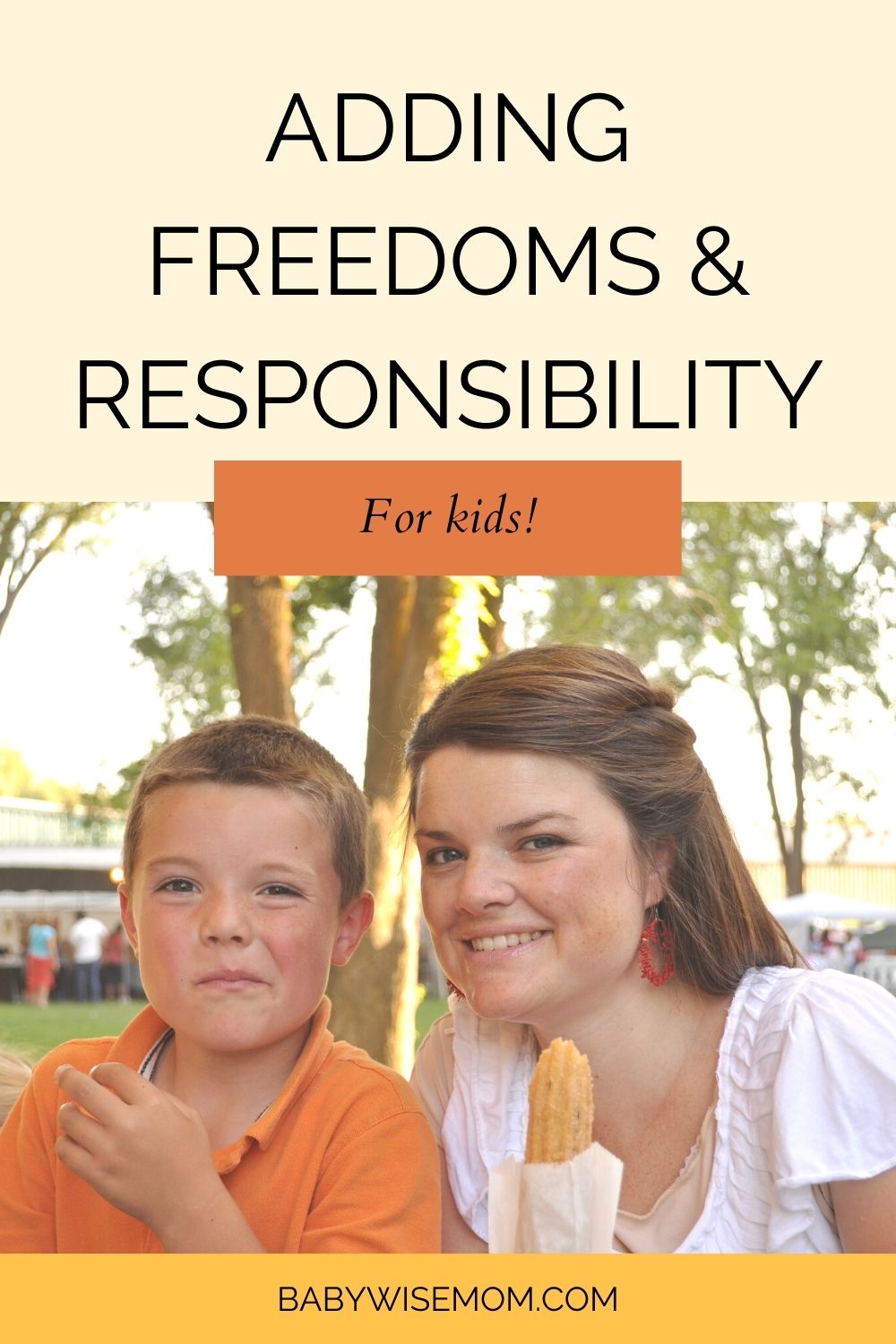 Adding freedoms sand responsibility for kids