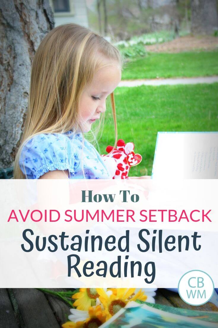 How to avoid summer setback text overlay over a picture of a girl reading a book