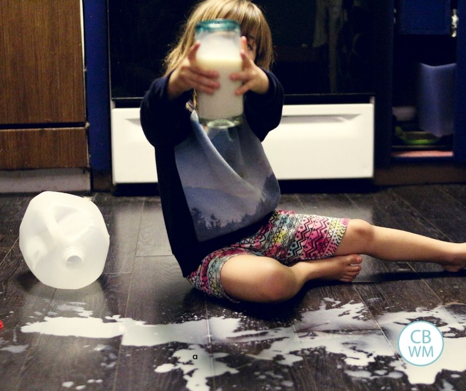 spilled milk