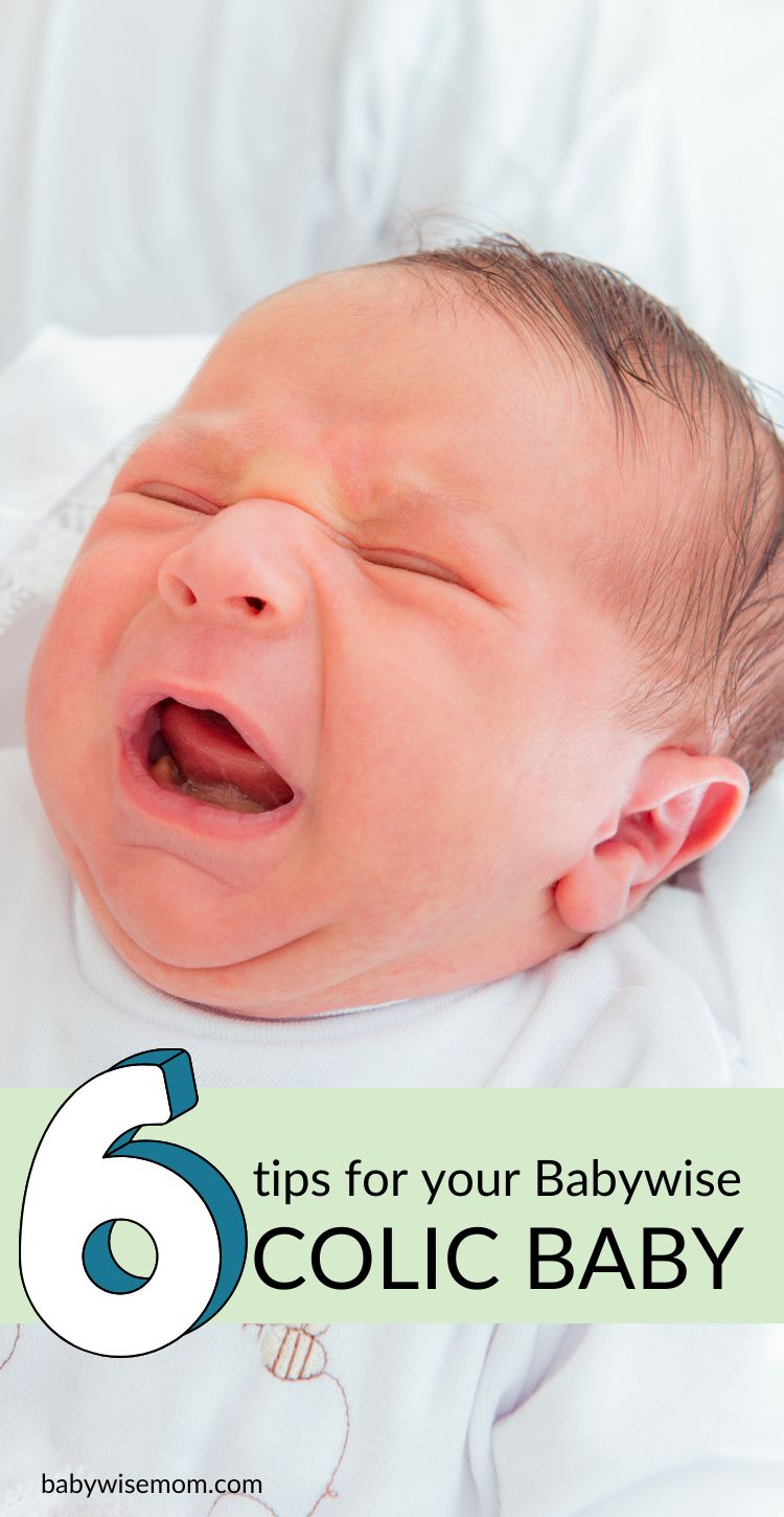 Babywise colic pinnable image