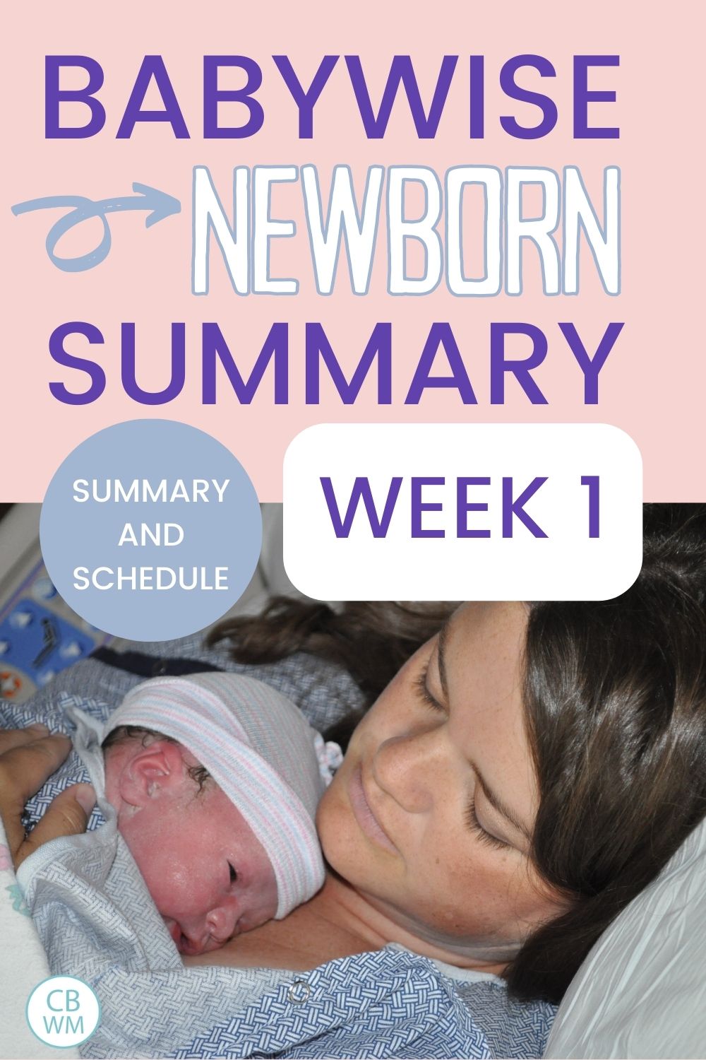 Babywise Newborn Summary pinnable image