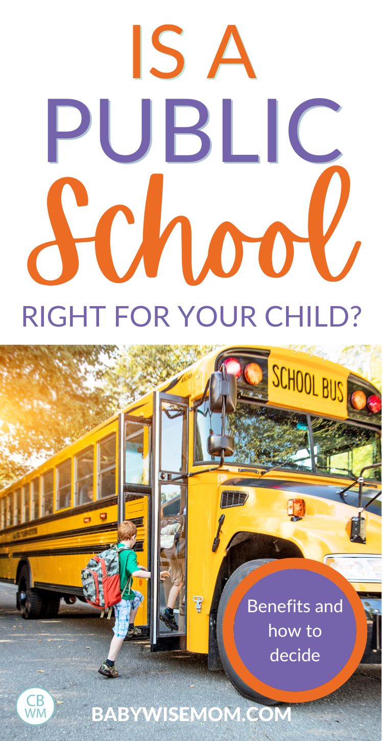 Public school right for your child pinnable image