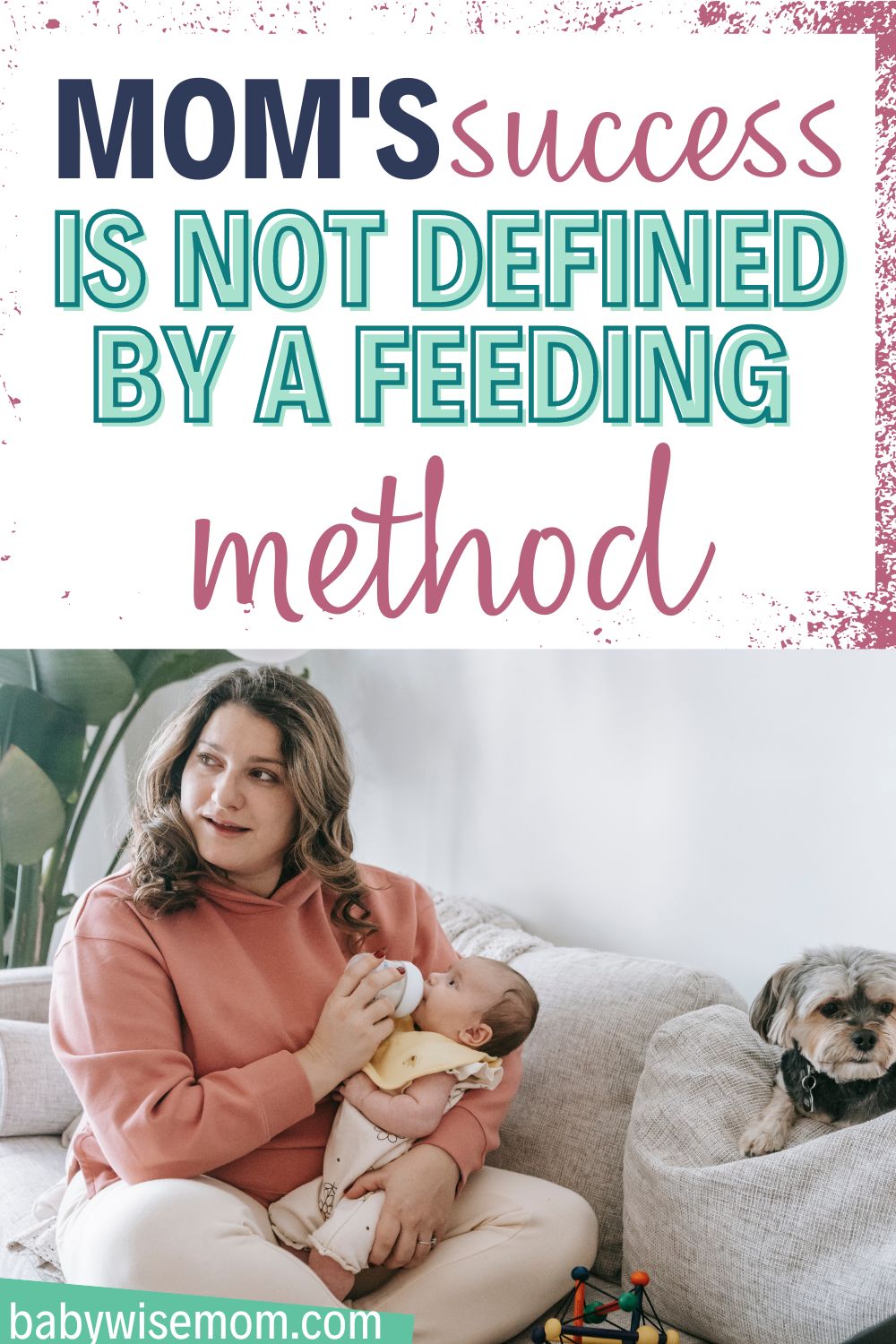 mom success not defined by feeding method pinnable image