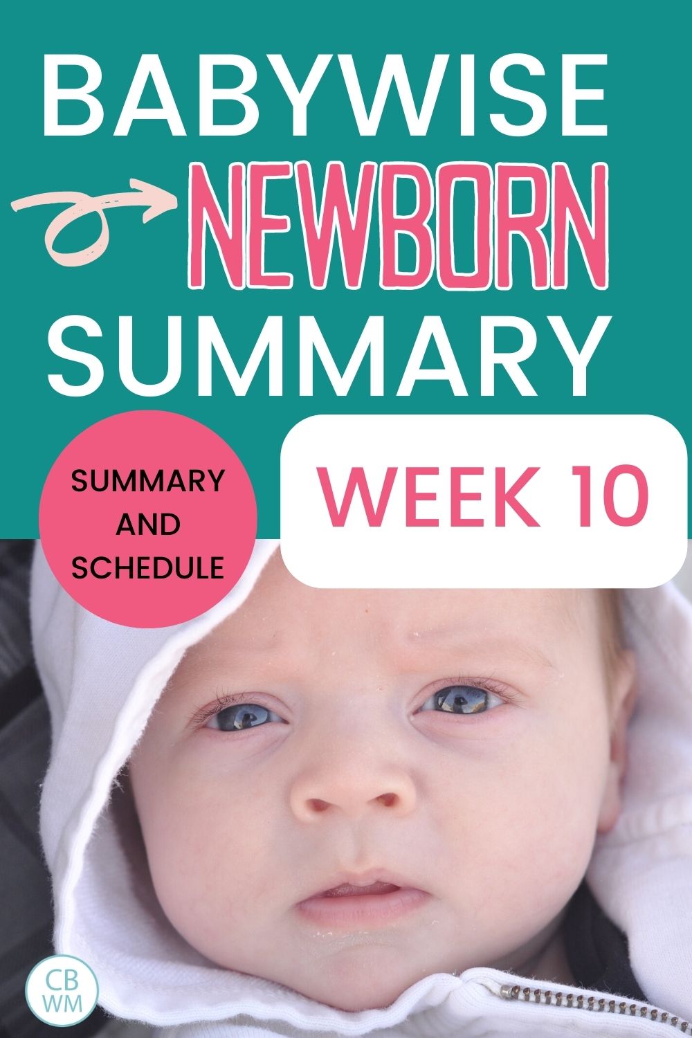 Babywise Newborn Summary Week 10 pinnable image