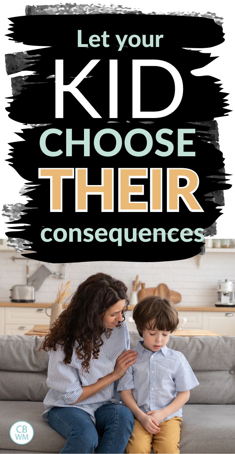 Let kid choose consequence