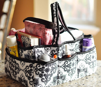 Storage Caddy for Organizing Nursing Supplies - Babywise Mom