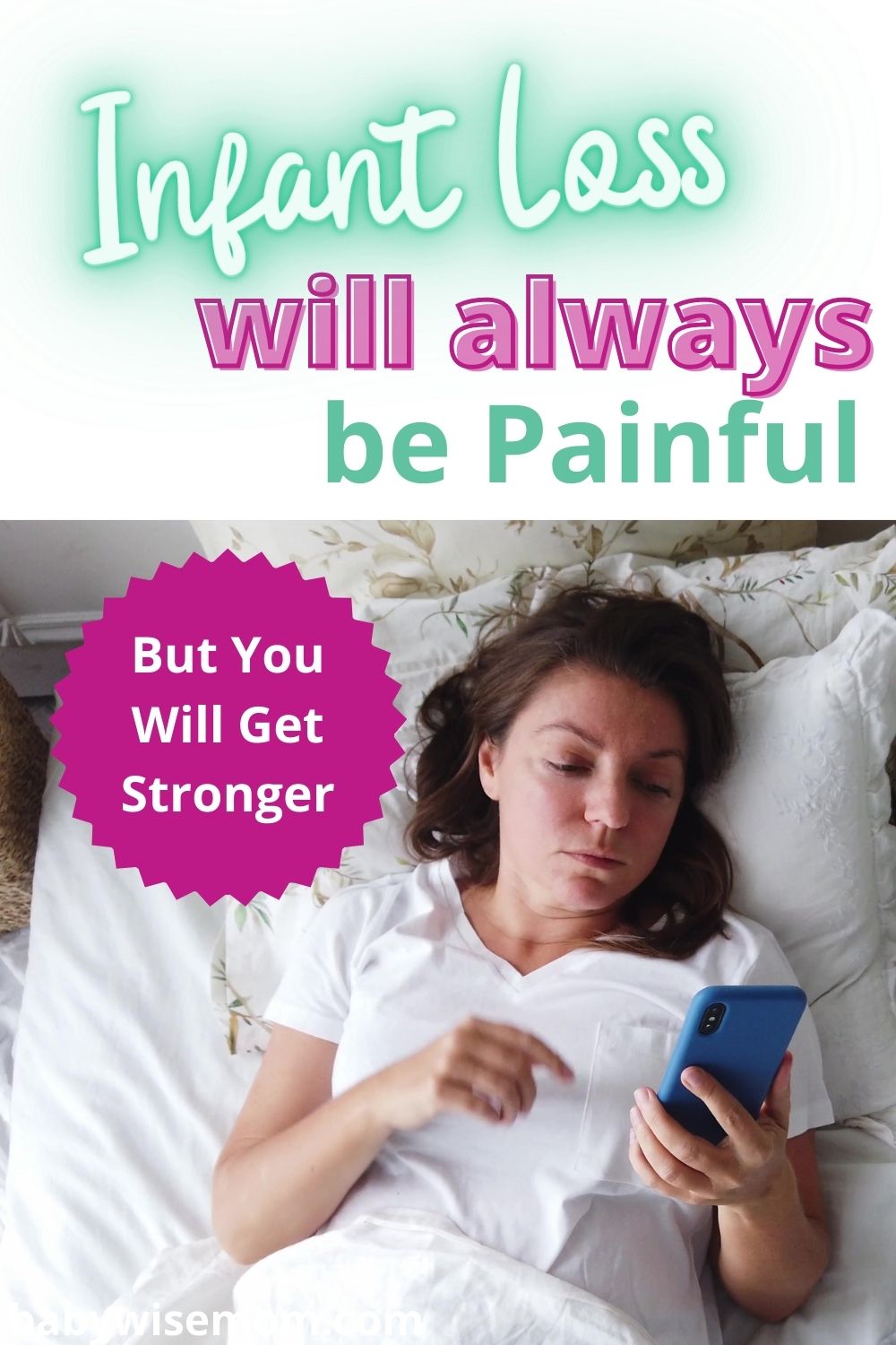 Miscarriage and stillbirth loss does not get less painful, but you will get stronger at handling it pinnable image