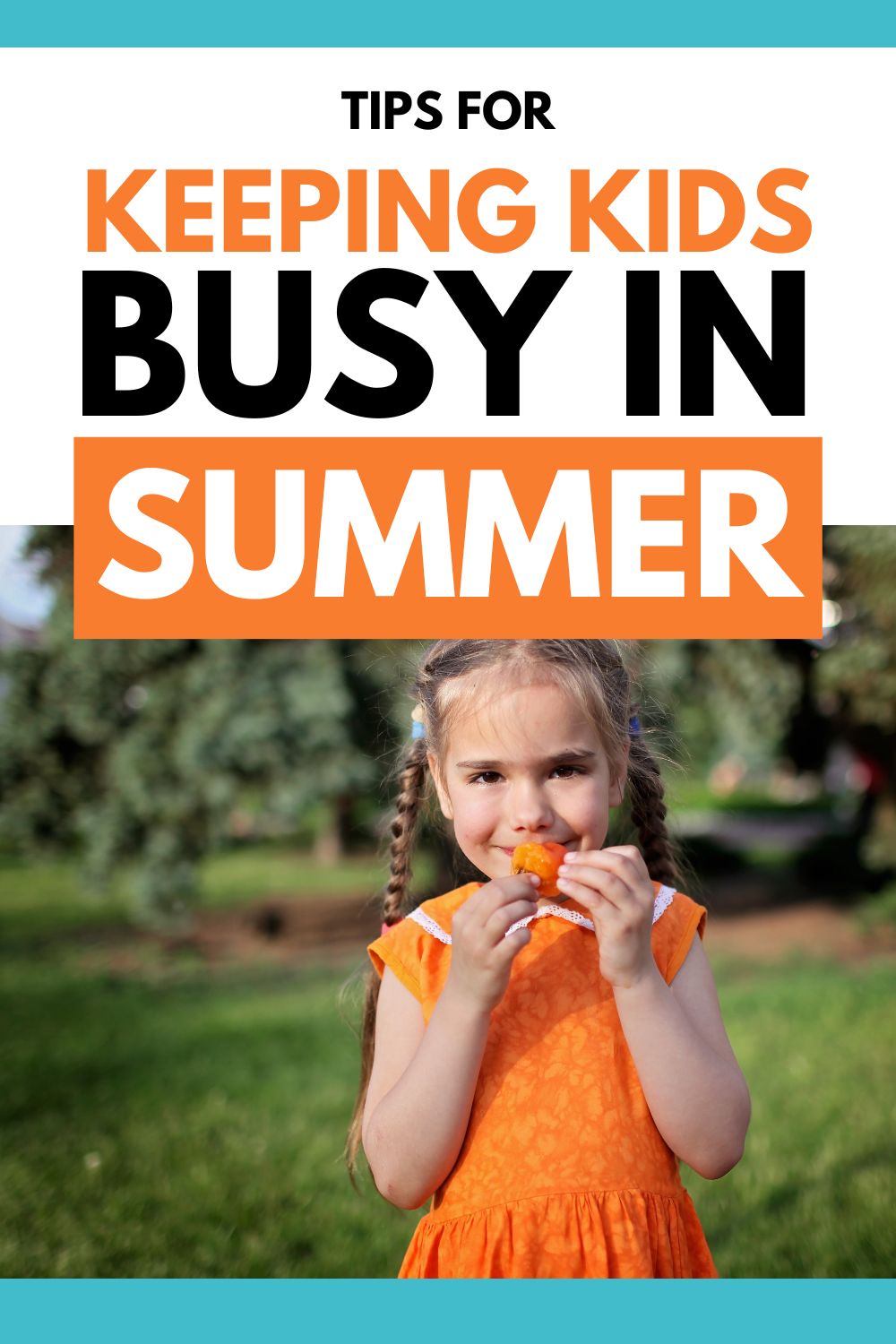 Keeping kids busy in summer