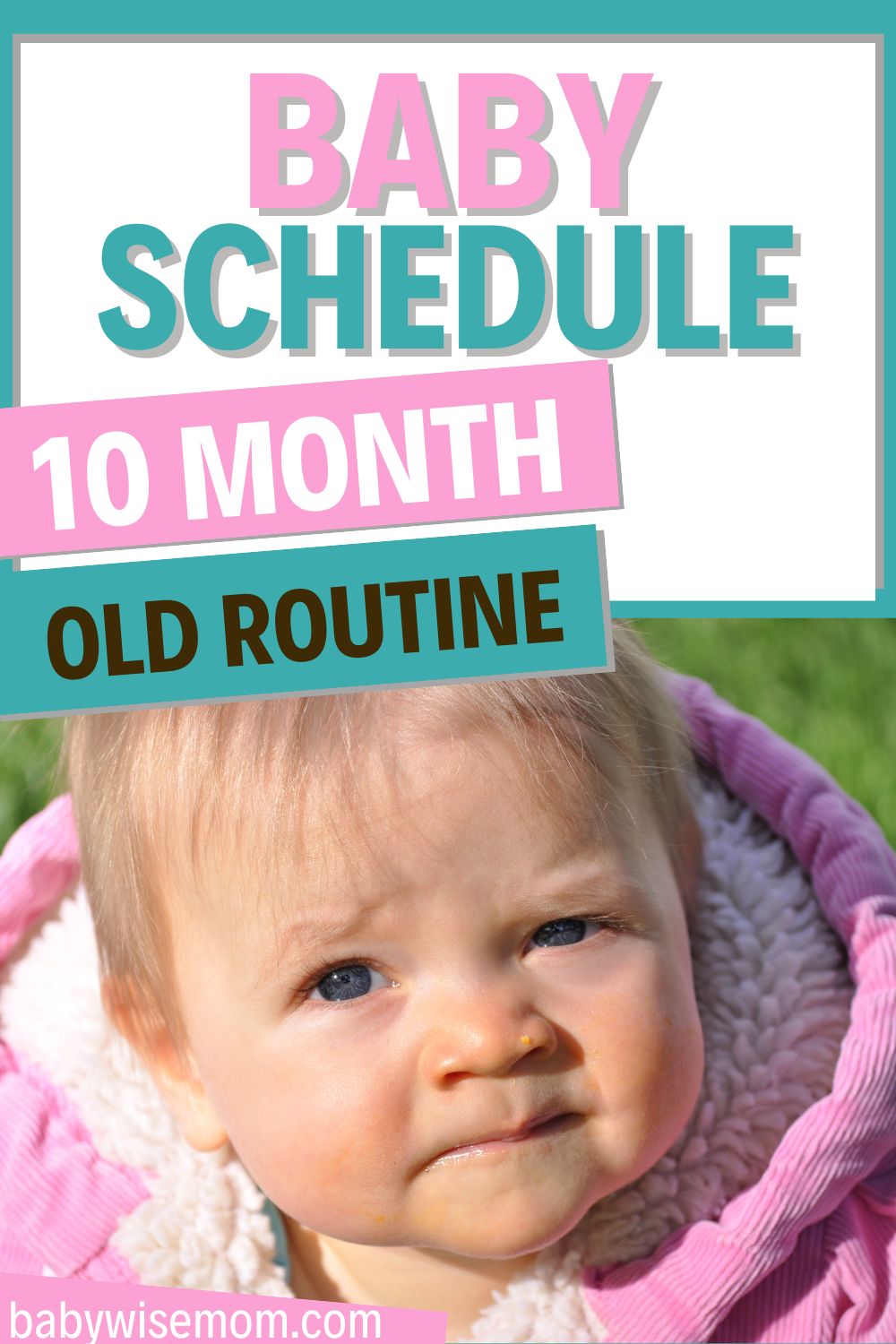 10 month old routine pinnable image