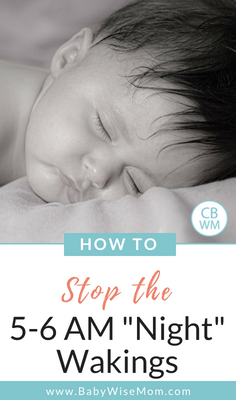 Do you want your baby to sleep longer through the night? This post outlines ways to get your baby to sleep through the night. How to help your baby sleep through the night and stop waking up in the 5-6 am hour.