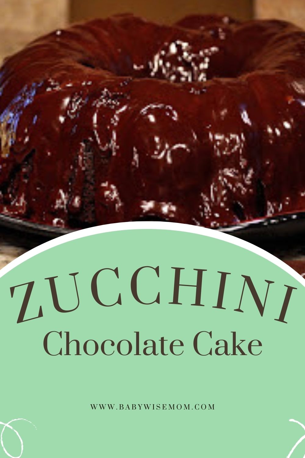 Zucchini chocolate cake recipe