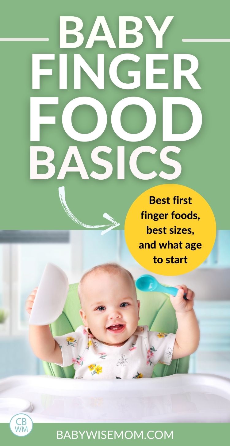 Finger food basics pinnable image
