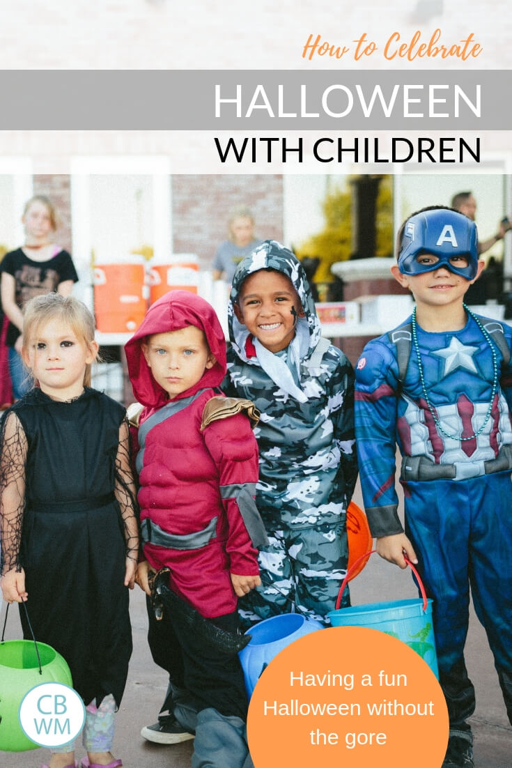 Children on Halloween in costume