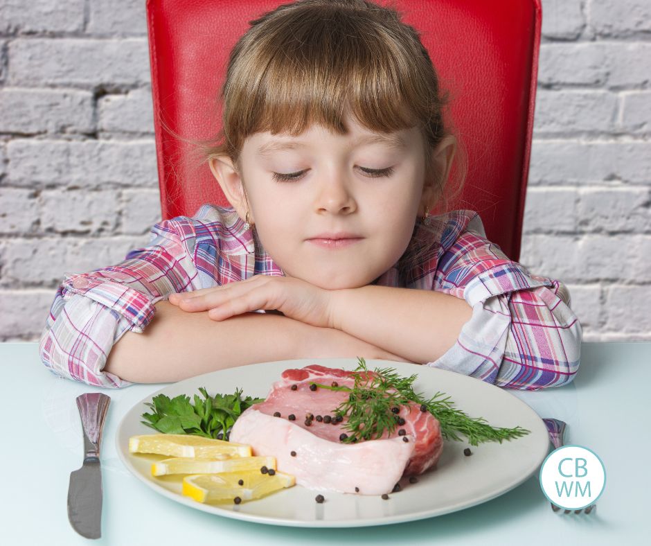 Child eating out