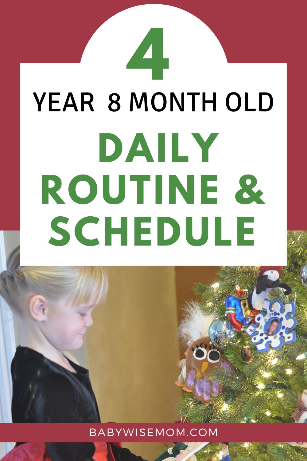 4 year 8 month old daily routine and schedule pinnable image