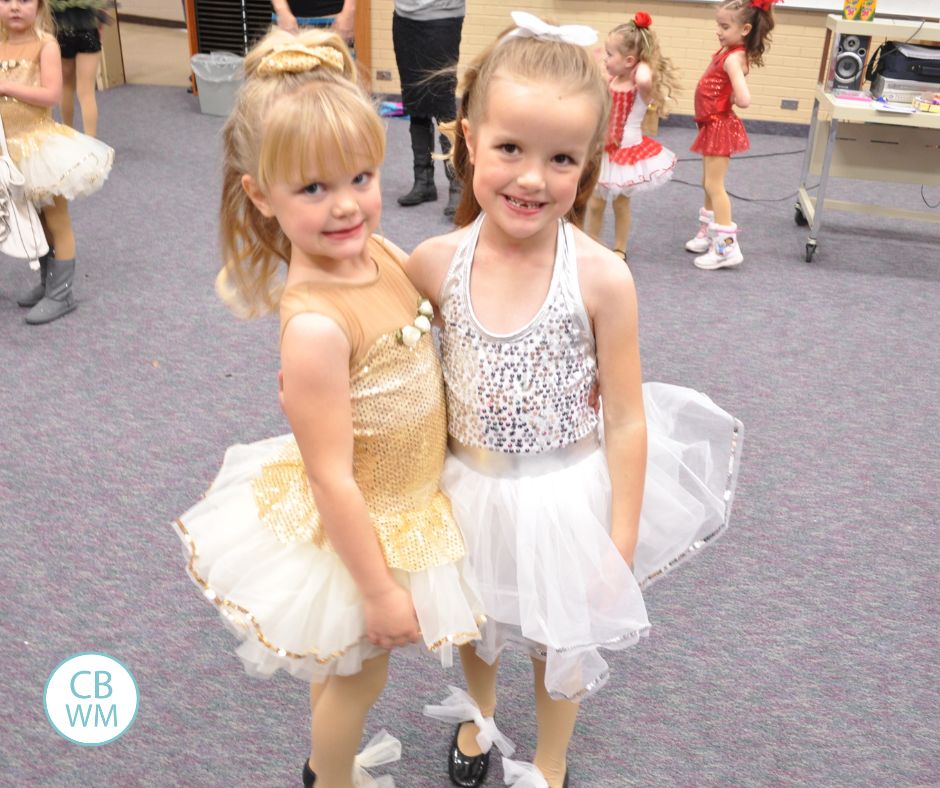 Kaitlyn and McKenna at their dance recital