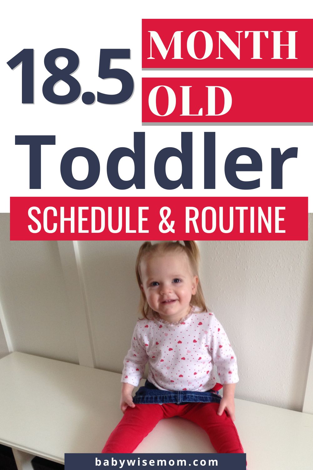 18.5 month old toddler schedule