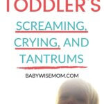 Stopping the non-verbal toddler tantrums Pinnable Image