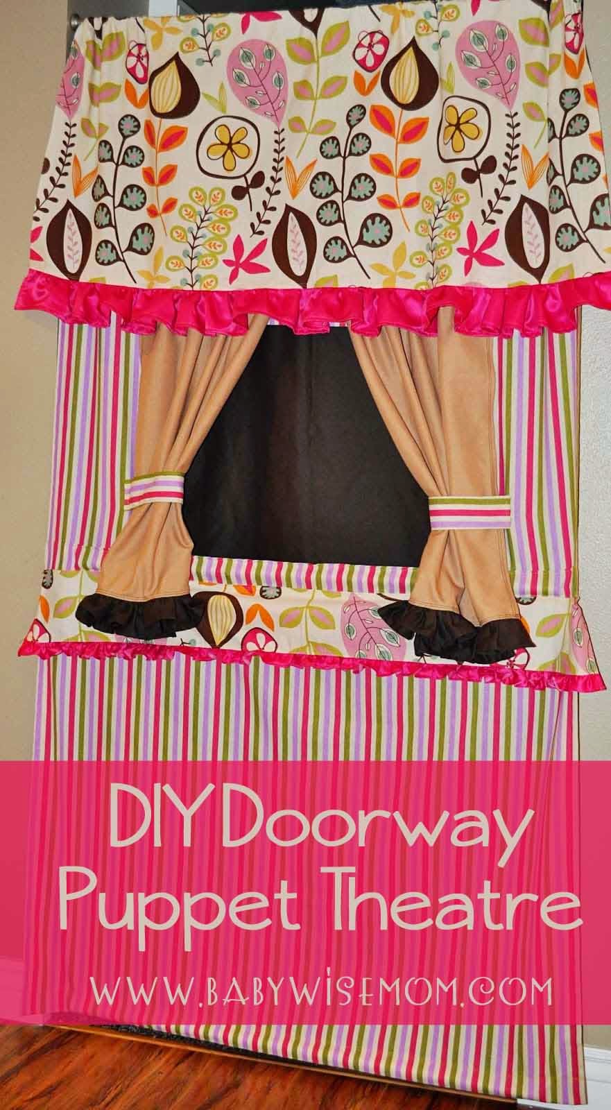 DIY Doorway Puppet Theater