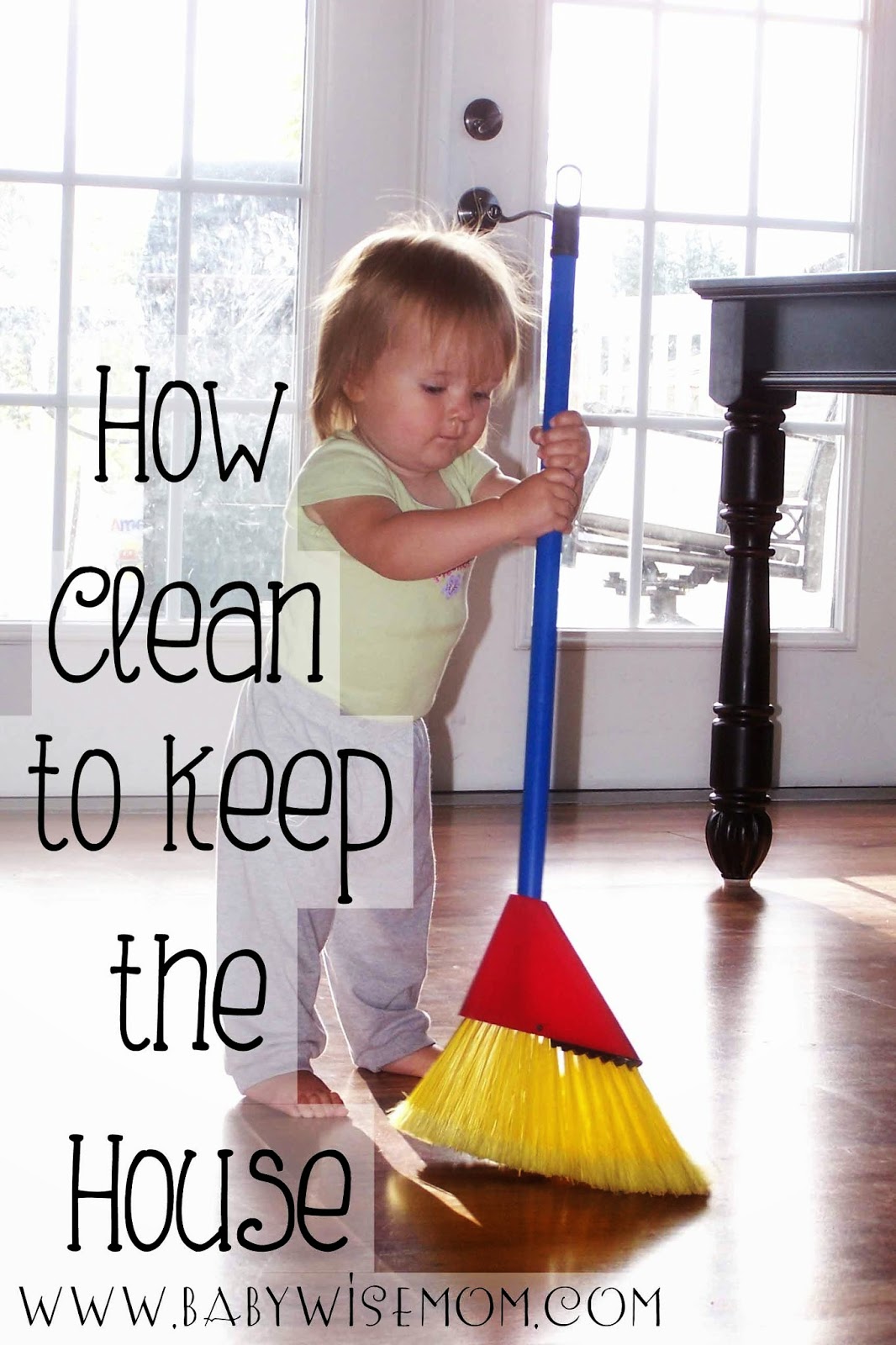 How clean do you need to keep your house?