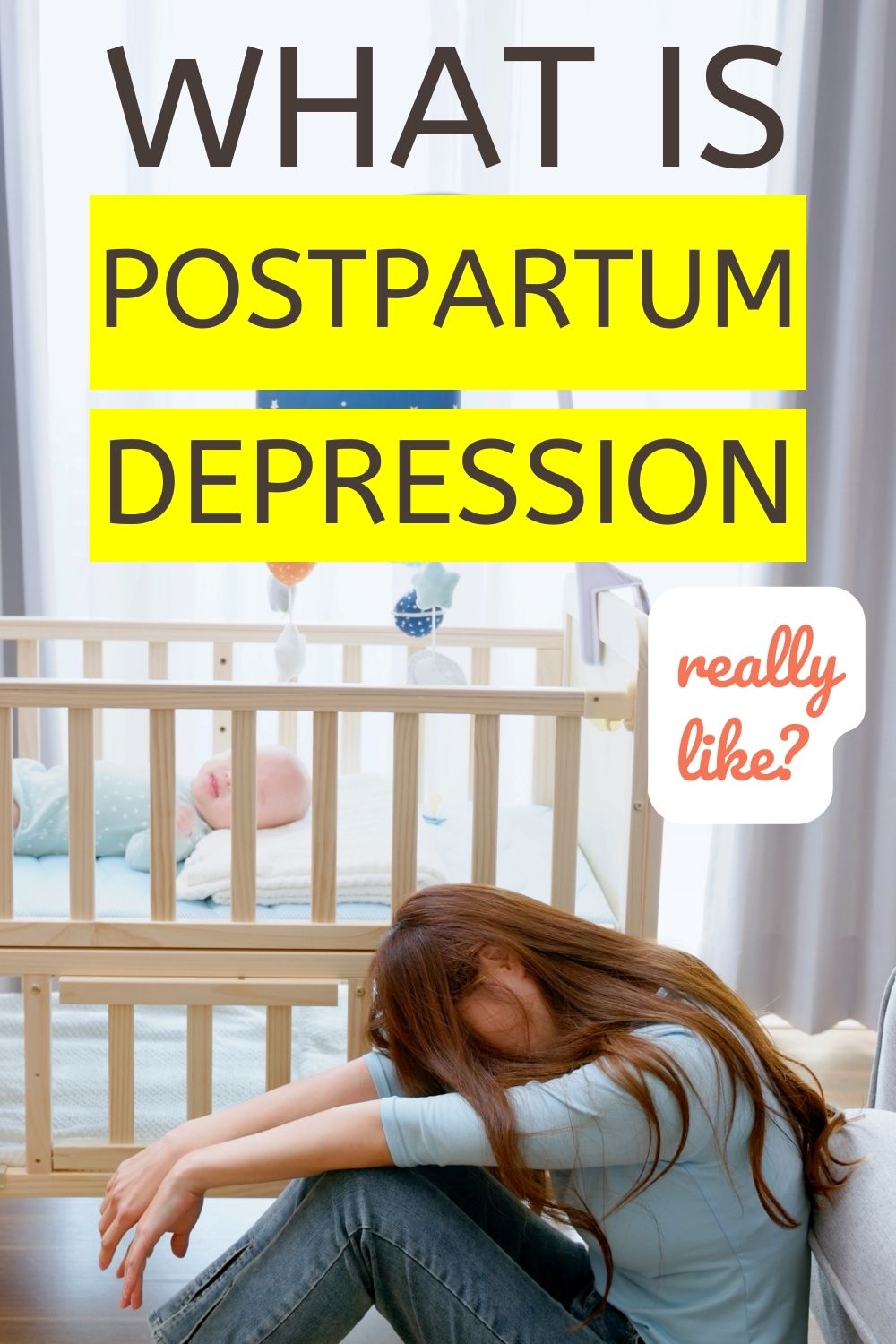 What is postpartum depression really like pinnable image