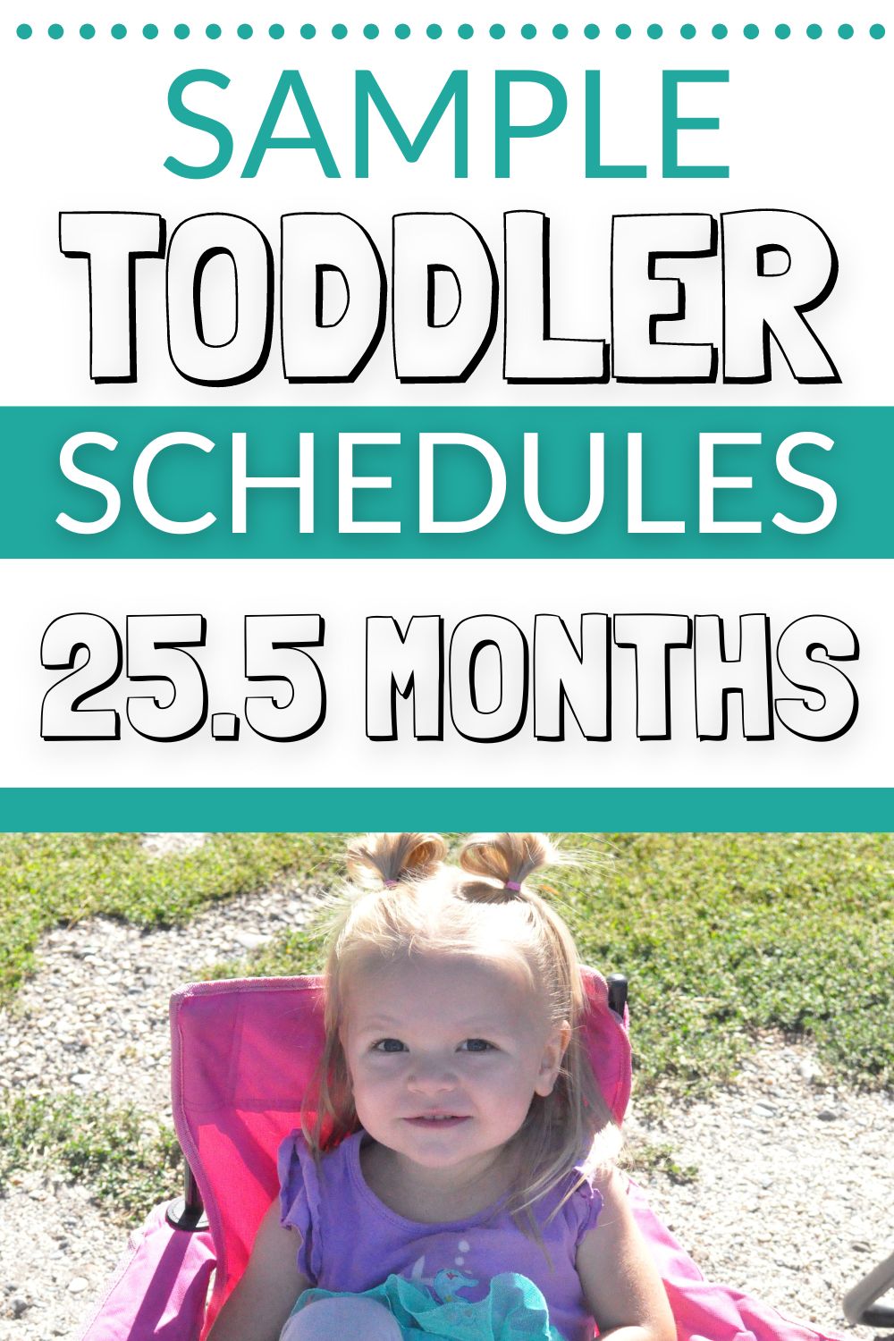 25.5 month old toddler schedule