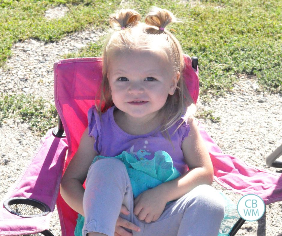 Brinley at a parade