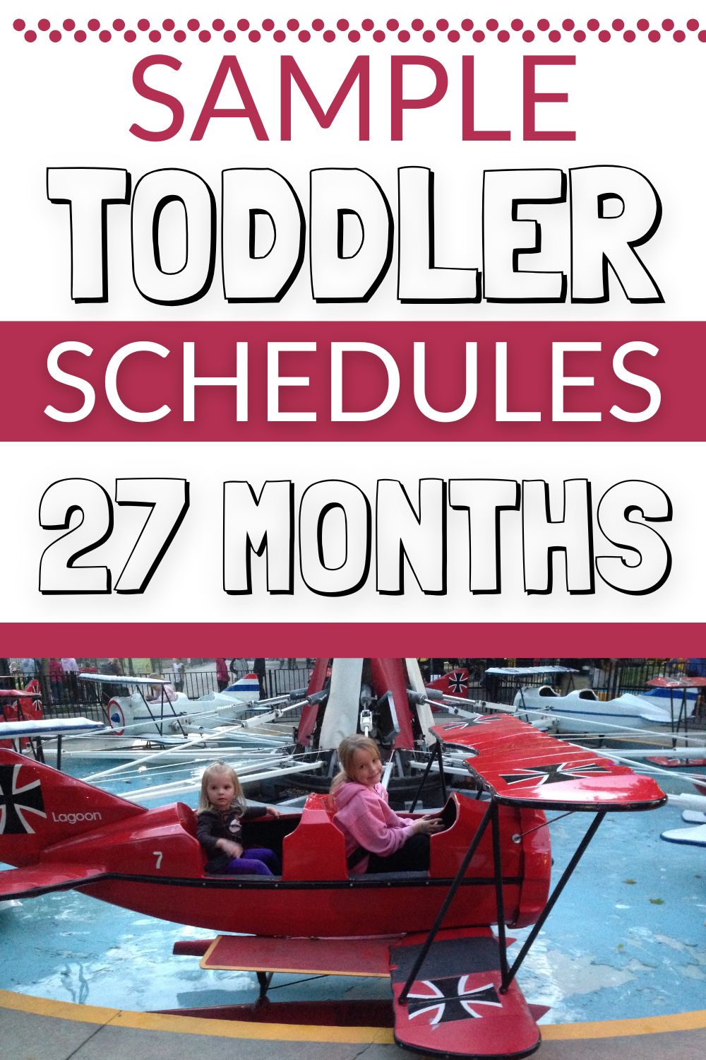 27 month old sample schedule pinnable image