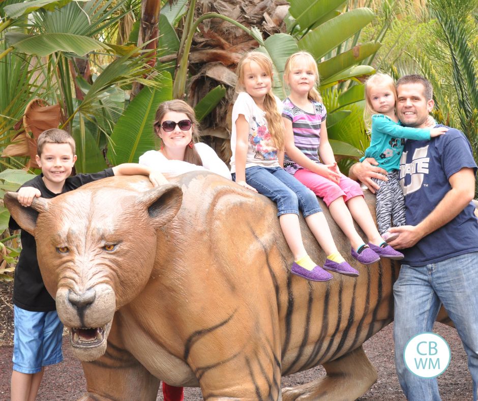 Our family at the San Diego Zoo