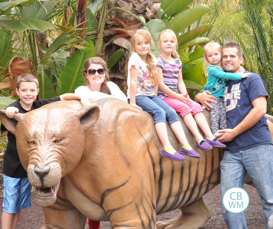 Plowman family at the San Diego Zoo