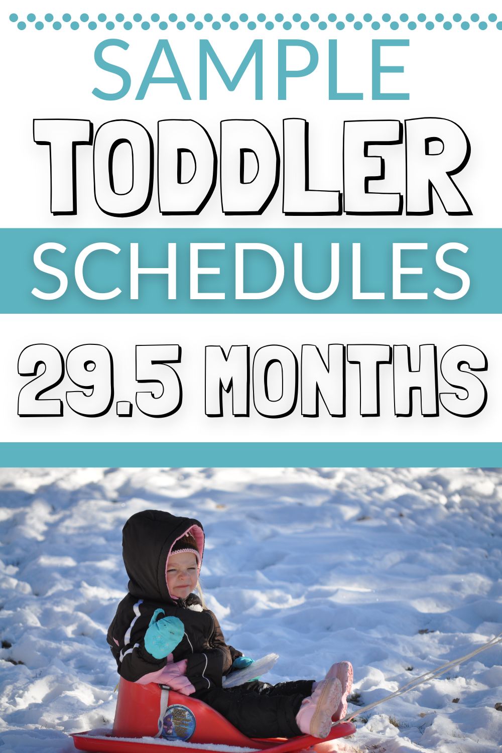 29.5 month old toddler schedule pinnable image