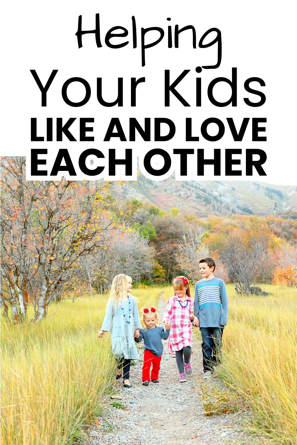 Helping your kids like and love each other