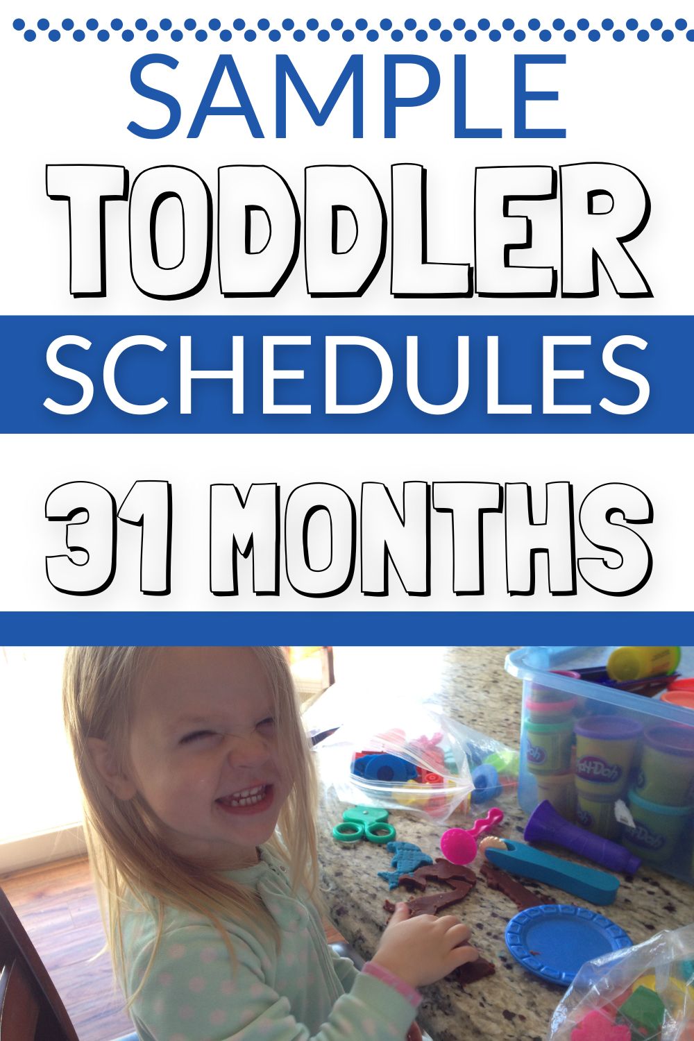 31 month old toddler schedule pinnable image