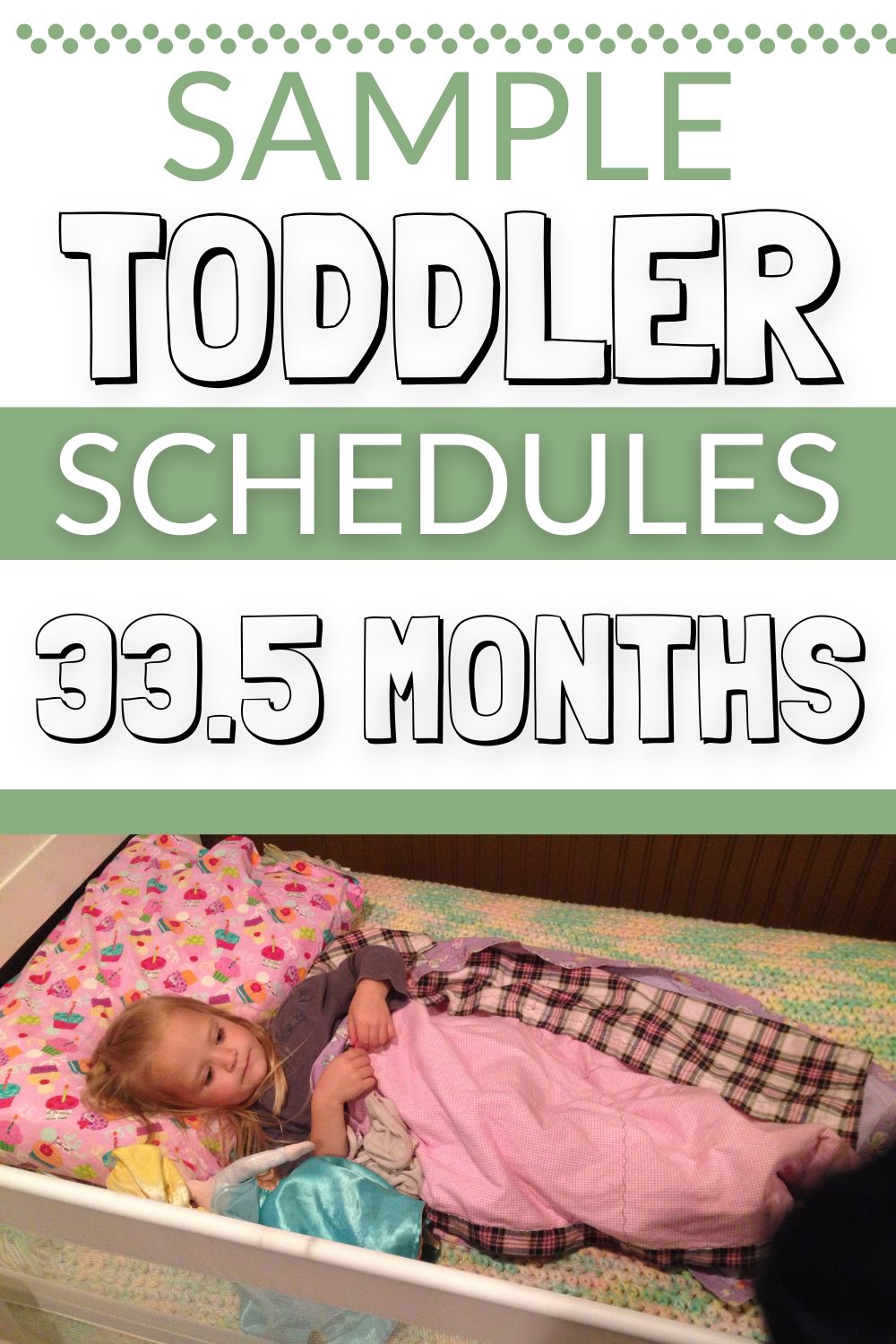 Brinley 33 month toddler schedule pinnable image