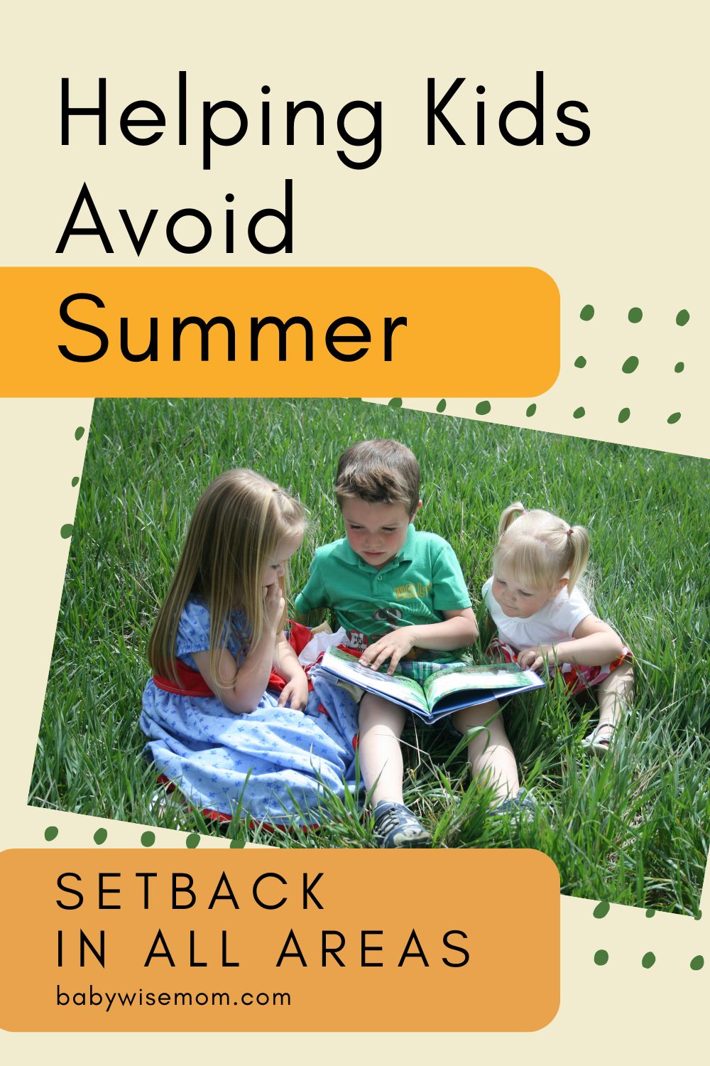 helping kids avoid summer setback pinnable image
