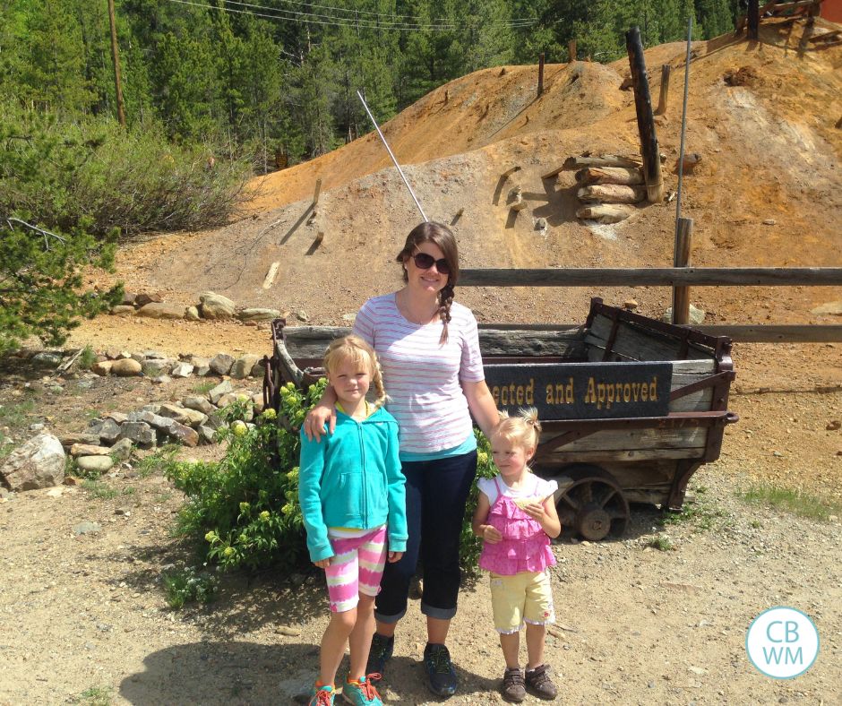 Brinley, McKenna, and me in Colorado