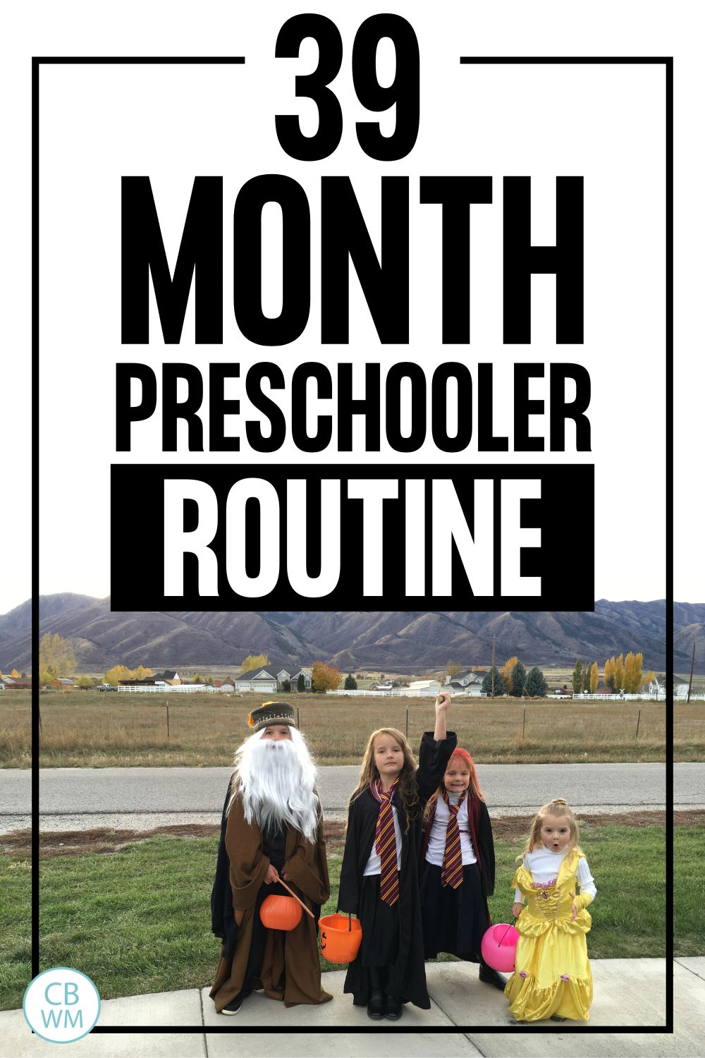 39 month preschooler routine