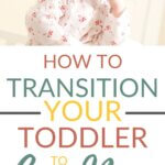 How to transition your toddler to one nap a day Pinnable image