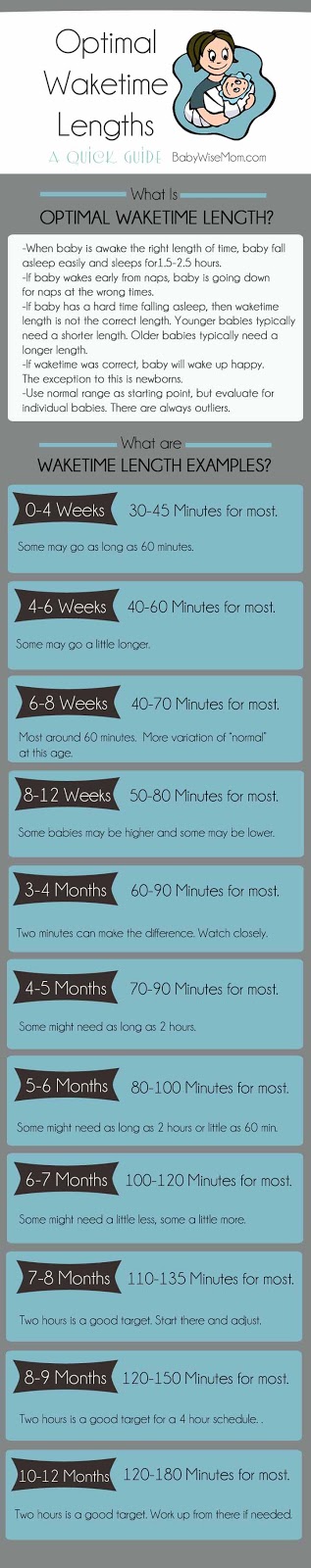 Optimal Waketime Length Infographic