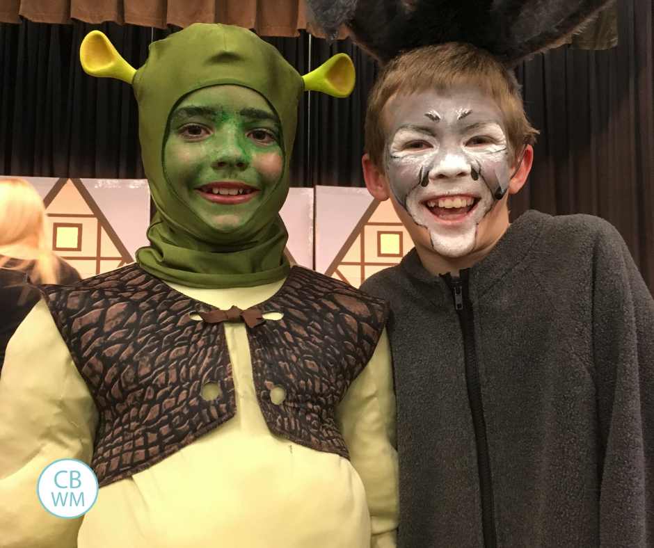 Shrek with Donkey--played by one of his best friends