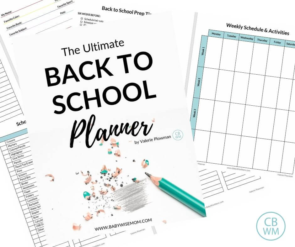 Back to school planner intro image