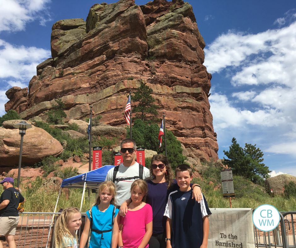 Our family in Denver Colorado mountains