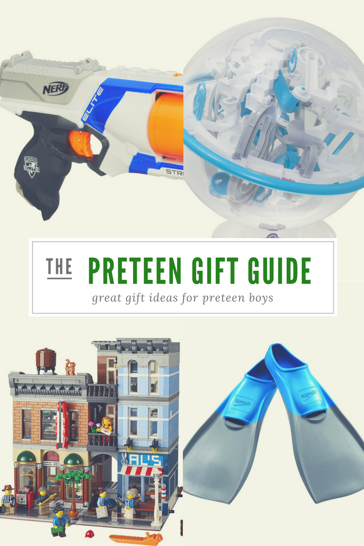 Gift ideas for preteen boys. Thirteen different gift ideas you can give the tween boy in your life.