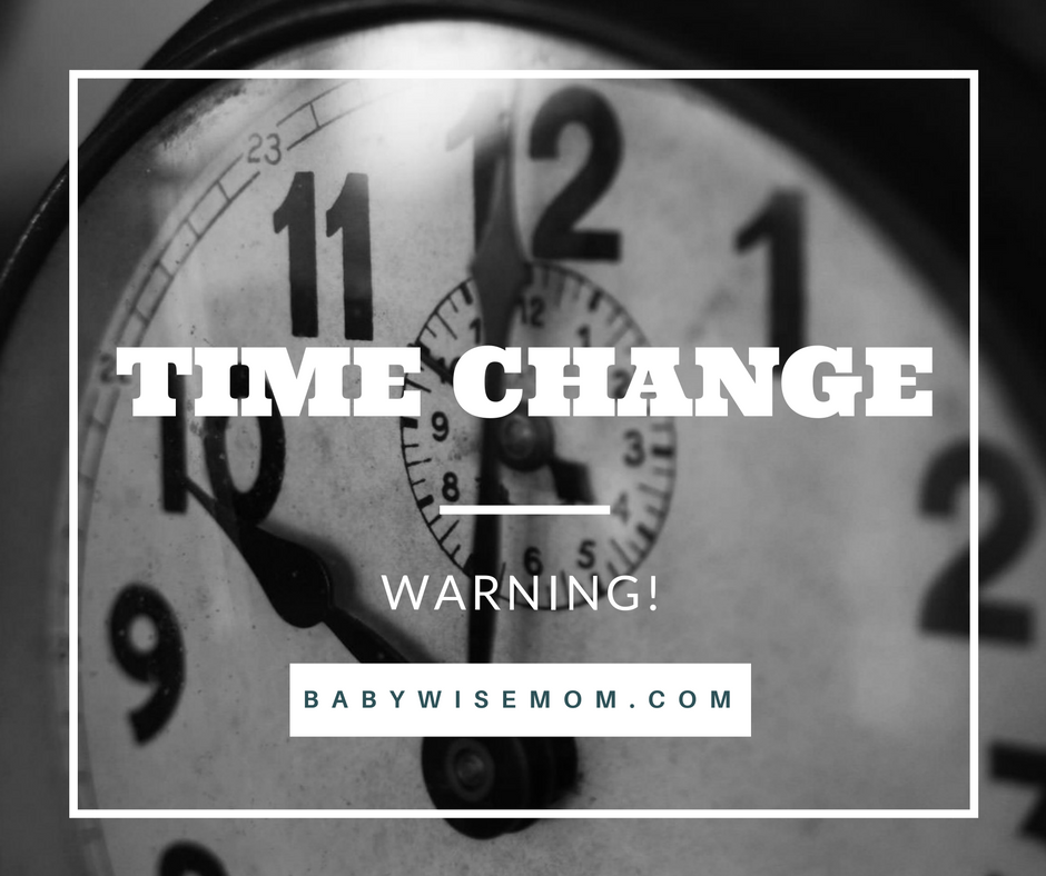 Time Change Warning