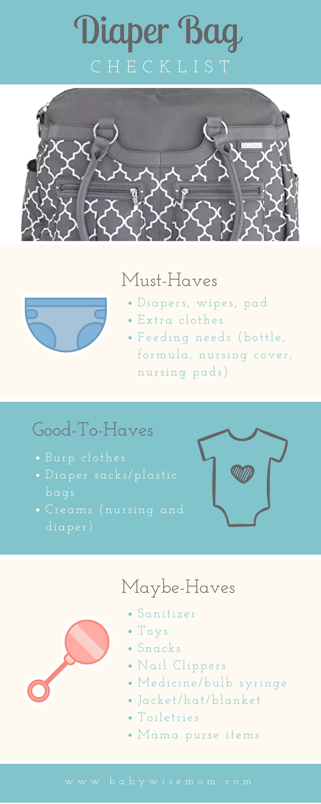 Diaper Bag Checklist