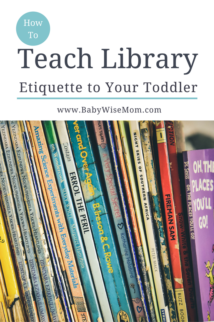  How to teach library ettiquette