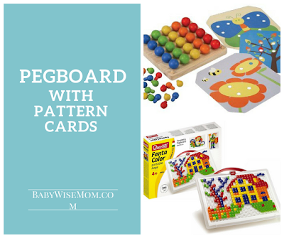 Pegboard with pattern cards pinnable image