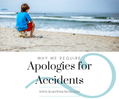 why we require apologies for accidents text overlyaing boy sitting on soccer ball looking at ocean